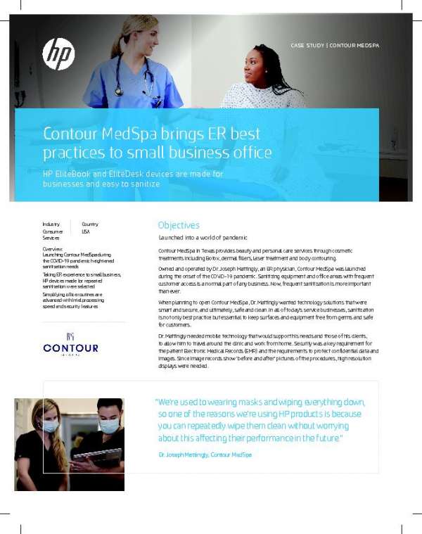 4AA7 9692ENW hires HP Elitebook MedSpa Case Study thumb