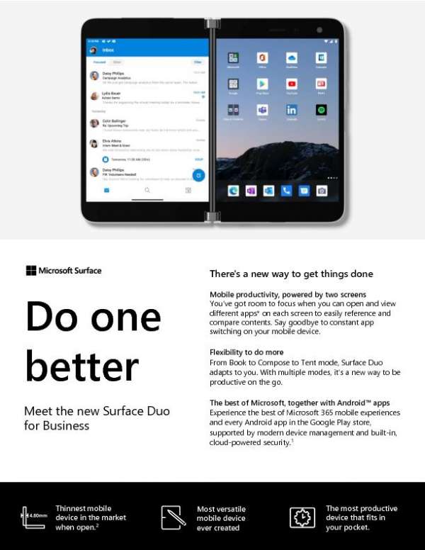 Surface Duo for Business Digital Fact Sheet thumb