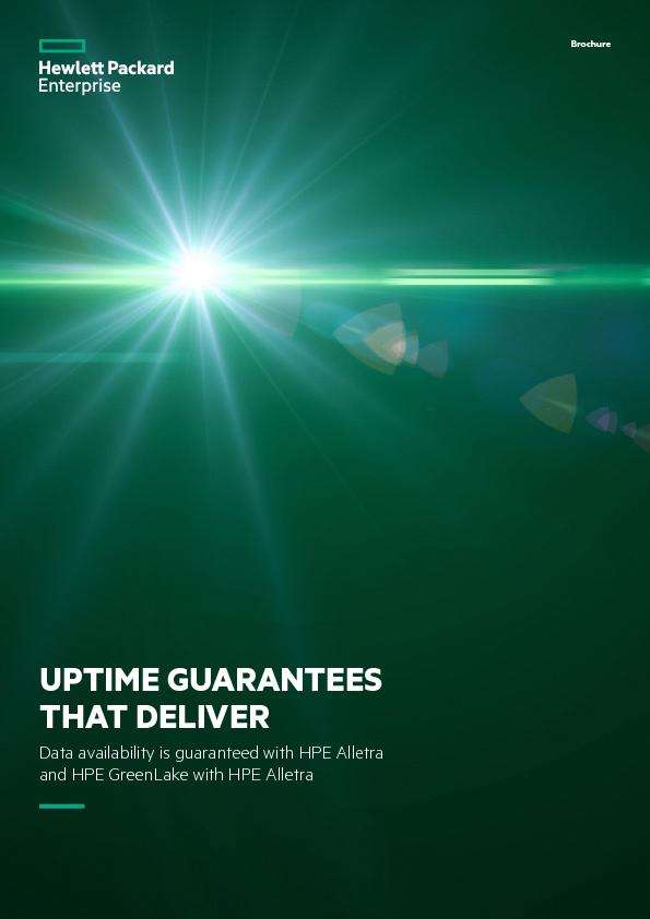 Brochure Uptime Guarantees that deliver 1 thumb