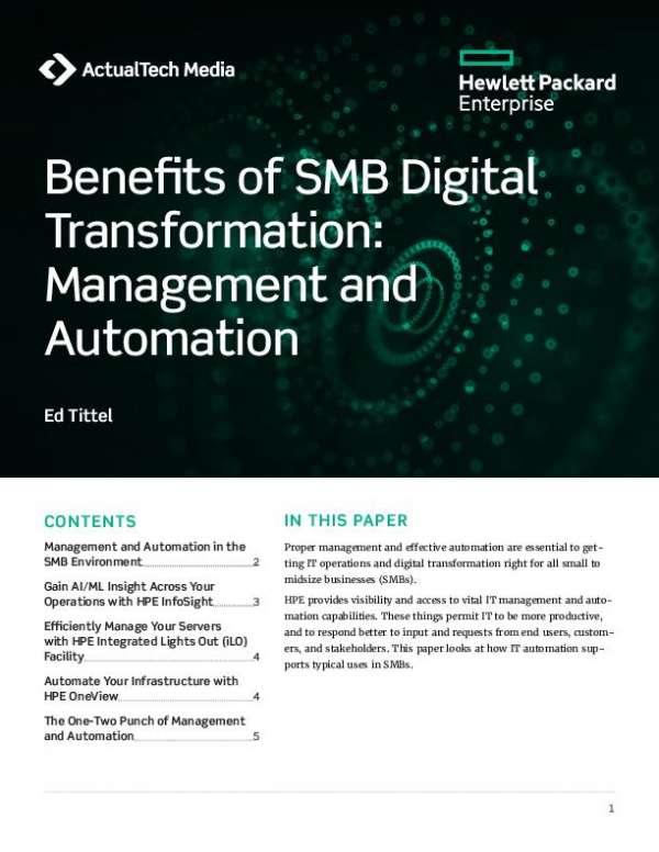 Interactive Business White Paper Benefits of SMB Digital Transformation Management and Automation 2 thumb