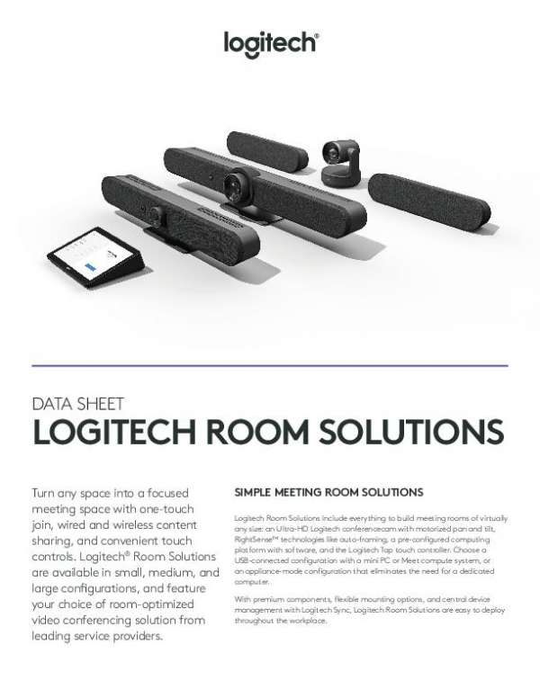 Logitech Room Solutions Brochure thumb