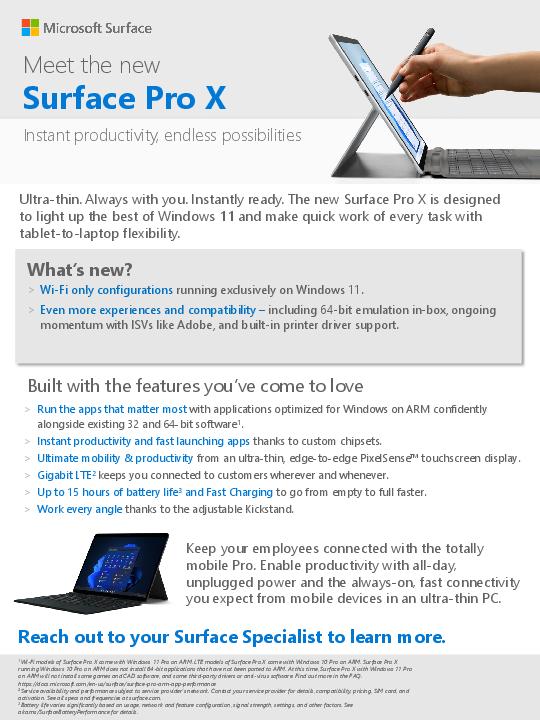 Surface Pro X What s New Flyer 1 thumb