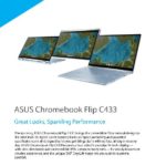 ASUS Chromebook Flip C433TA YZ388T ZTE Data sheet thumb