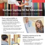 Surface Laptop SE Flyer Teaching Learning thumb