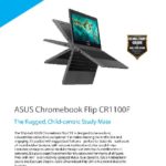 ASUS Chromebook Flip CR1100FKA YZ142T S Data sheet thumb