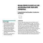 Qualcomm Cloud AI 100 Accelerator for HPE EL8000 data sheet thumb