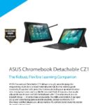 ASUS Chromebook Detachable CZ1 CZ1000DVA YZ44T Data sheet thumb