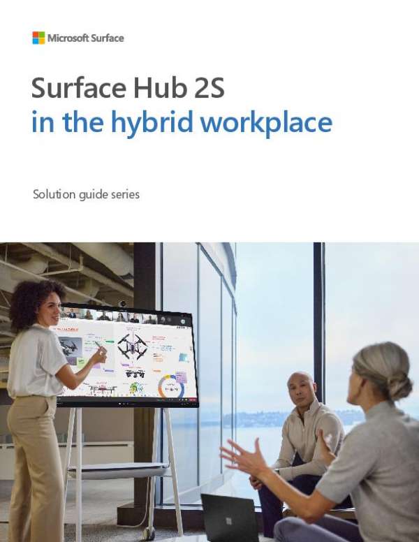 Surface Hub2S in hybrid workplace solution guide thumb