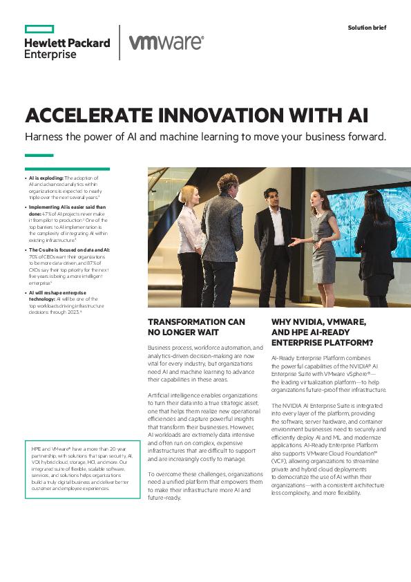 Solution Brief Accelerate innovation with AI thumb