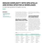 Reduce complexity with HPE Apollo and NVIDIA GPUs for AI workloads thumb