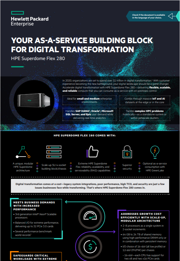 hpe digital transformation