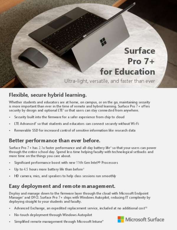 Surface Pro7 EDU flyer ITDM thumb 1