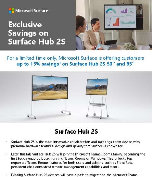 Surface Hub 25 Promo Flyer thumb