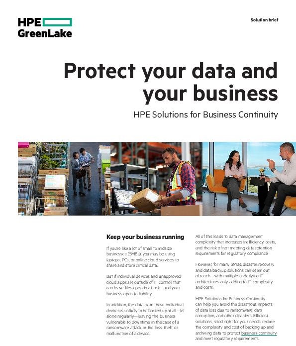 Solution Brief Protect your data and your business thumb