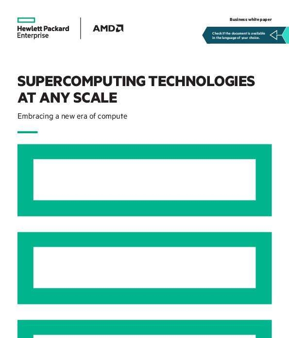 Supercomputing technologies at any scale business white paper thumb
