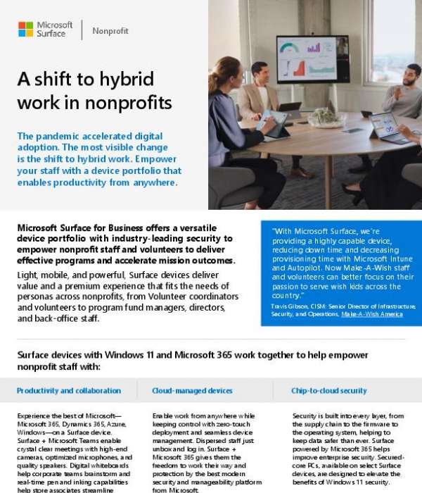 Editable Surface in Nonprofit Flyer thumb