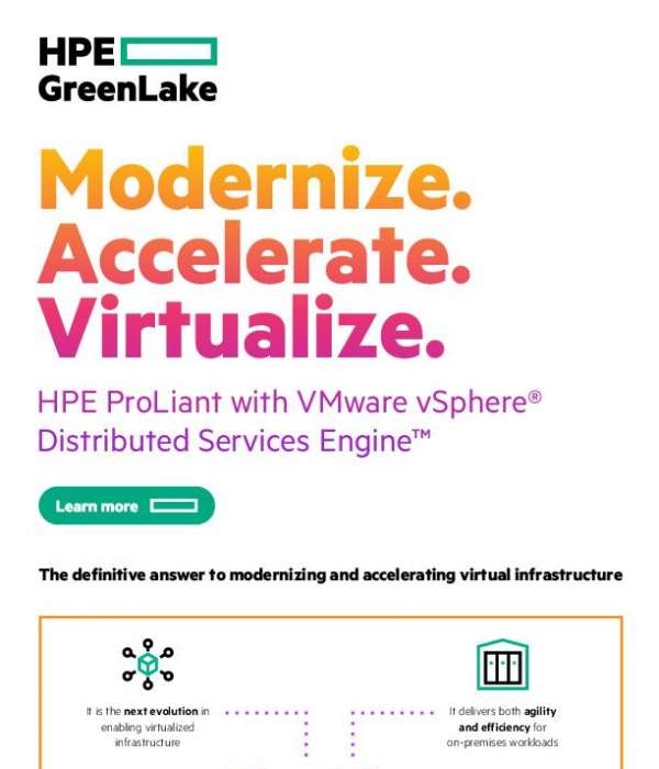 Infographic HPE ProLiant with vSphere Distributed Services Engine PDF thumb