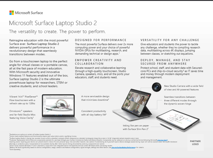 Surface Laptop Studio 2 thumb