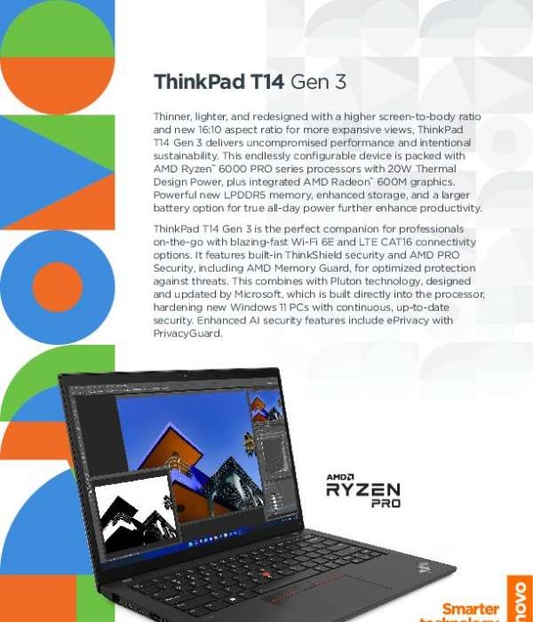 ThinkPad T14 AMD Gen 3 Datasheet indd thumb