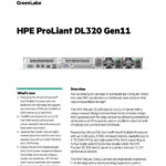 HPE ProLiant DL320 Gen11 Datasheet thumb