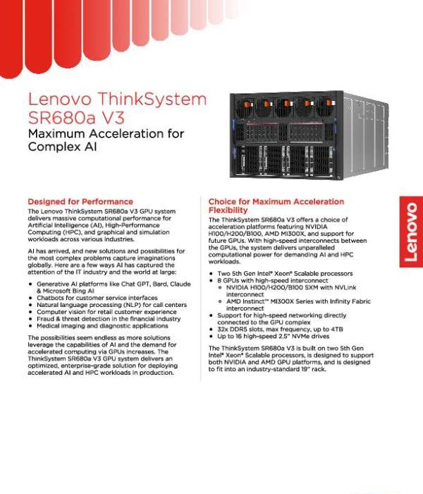 Lenovo ThinkSystem Datasheet thumb