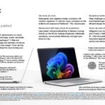 Surface Laptop Flyer and Spec Sheet C15W12 thumb