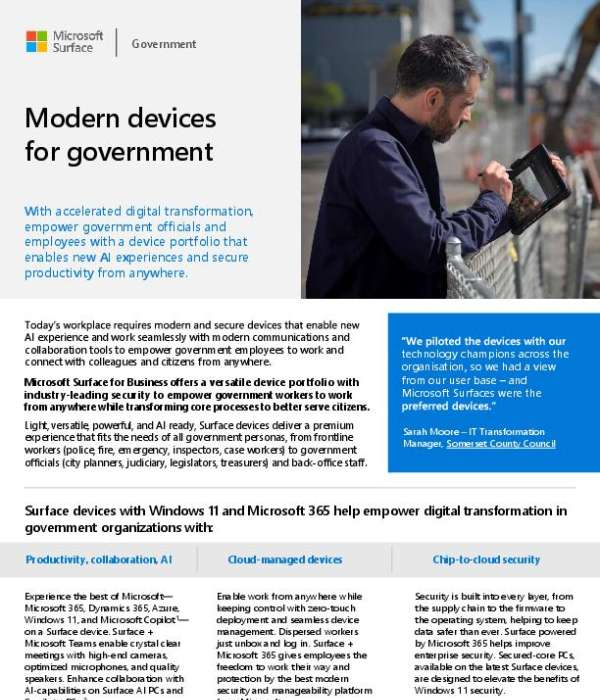 Modern Devices for Government Surface C16W5 7 15 thumb