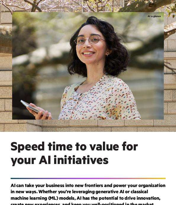 Speed time to value for your AI initiatives thumb