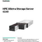 HPE Alletra Storage Server 4140 Data sheet thumb