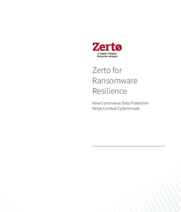 Zerto White Paper C15W10 thumb