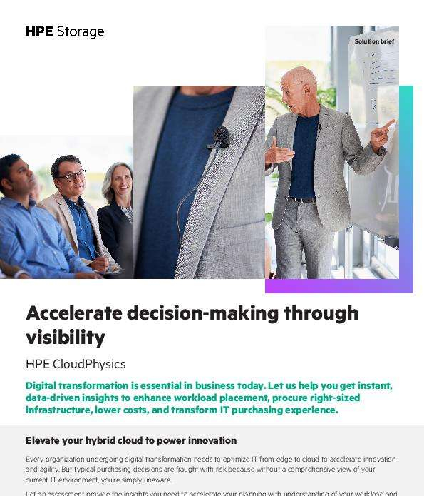 Accelerate decision making through visibility HPE Storage C16W3 7 1 thumb