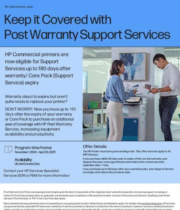 flyer promo HP Keep it Covered Post Warranty thumb