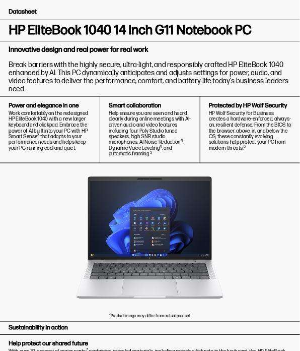 ds HP EliteBook 1040 G11 Notebook PC thumb