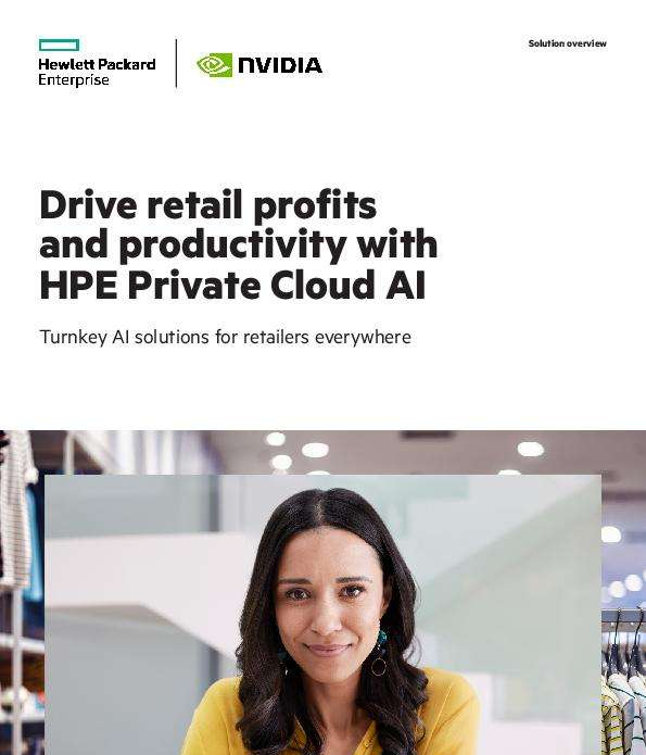 Solution Overview Drive retail profits and productivity with HPE Private Cloud AI thumb