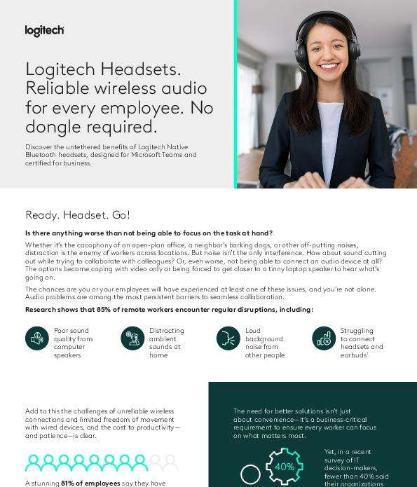 Logitech Native Bluetooth Headsets thumb