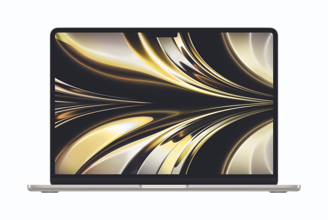 MacBook Air M2 Chip Starlight Pure Front