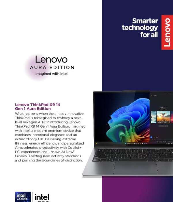 DS Lenovo ThinkPad X9 14 Gen1 Aura Intel thumb