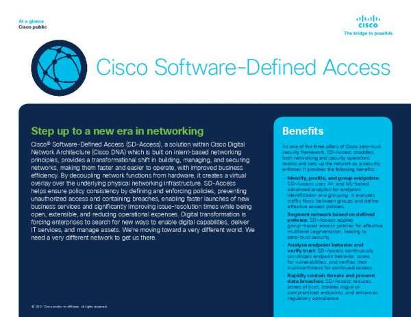 Cisco SDAccess AtAGlance 1 thumb