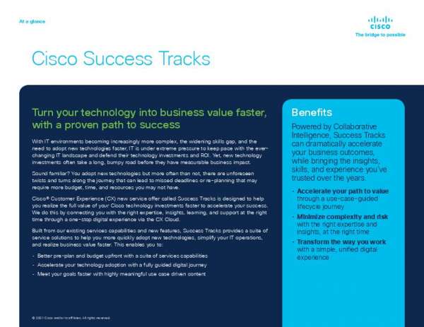 CX Success Tracks At a Glance thumb